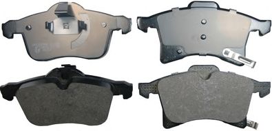 DENCKERMANN b111002 -  Комплект тормозных колодок, дисковый тормоз