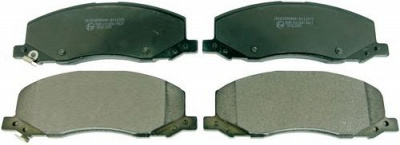 DENCKERMANN b111015 -  Комплект тормозных колодок, дисковый тормоз