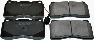 DENCKERMANN b111035 -  Комплект тормозных колодок, дисковый тормоз
