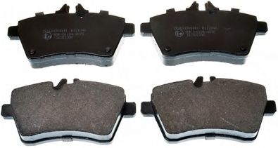 DENCKERMANN b111046 -  Комплект тормозных колодок, дисковый тормоз