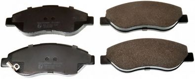 DENCKERMANN b111050 -  Комплект тормозных колодок, дисковый тормоз