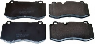 DENCKERMANN b111054 -  Комплект тормозных колодок, дисковый тормоз