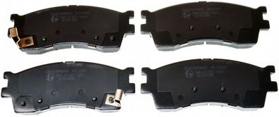 DENCKERMANN b111068 -  Комплект тормозных колодок, дисковый тормоз