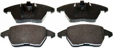 DENCKERMANN b111074 -  Колодки тормозные дисковые передние, комплект