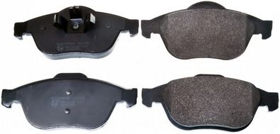DENCKERMANN b111076 -  Комплект тормозных колодок, дисковый тормоз