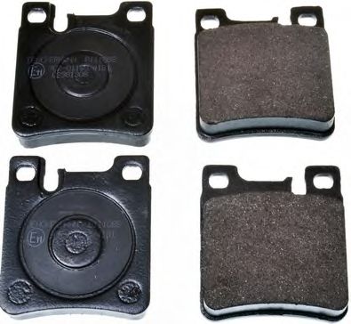 DENCKERMANN b111088 -  Комплект тормозных колодок, дисковый тормоз