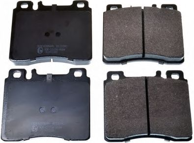 DENCKERMANN b111090 -  Комплект тормозных колодок, дисковый тормоз