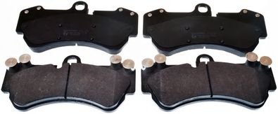 DENCKERMANN b111112 -  Комплект тормозных колодок, дисковый тормоз