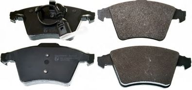 DENCKERMANN b111113 -  Комплект тормозных колодок, дисковый тормоз
