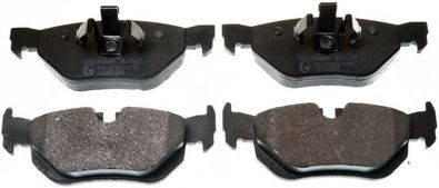 DENCKERMANN b111127 -  Комплект тормозных колодок, дисковый тормоз