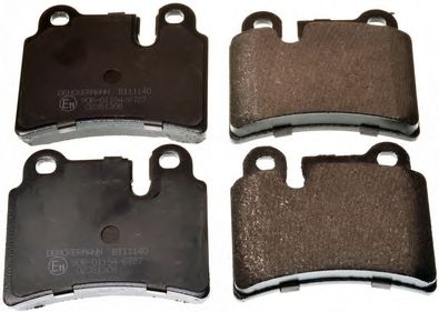 DENCKERMANN b111140 -  Комплект тормозных колодок, дисковый тормоз