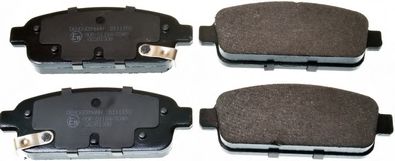 DENCKERMANN b111153 -  Комплект тормозных колодок, дисковый тормоз