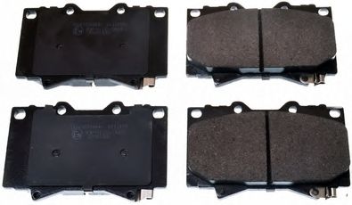 DENCKERMANN b111159 -  Комплект тормозных колодок, дисковый тормоз