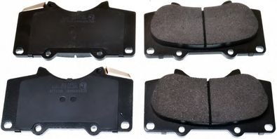 DENCKERMANN b111176 -  Комплект тормозных колодок, дисковый тормоз