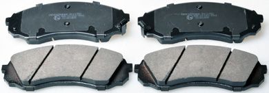 DENCKERMANN b111252 -  Комплект тормозных колодок, дисковый тормоз