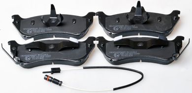 DENCKERMANN b111263 -  Комплект тормозных колодок, дисковый тормоз
