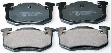 DENCKERMANN b111266 -  Колодки тормозные дисковые задниеие, комплект
