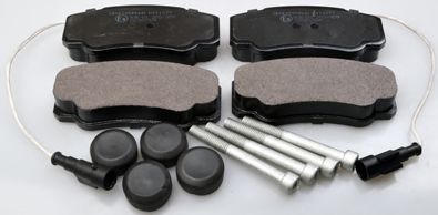 DENCKERMANN b111277 -  Комплект тормозных колодок, дисковый тормоз