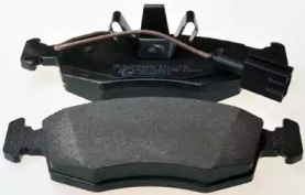 DENCKERMANN b111295 -  Комплект тормозных колодок, дисковый тормоз