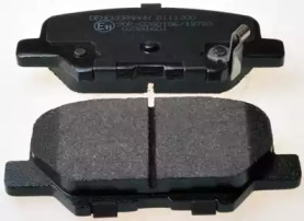 DENCKERMANN b111300 -  Колодки тормозные дисковые задниеие, комплект