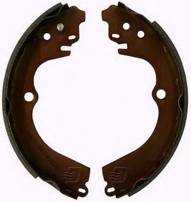 DENCKERMANN b120020 -  Комплект тормозных колодок
