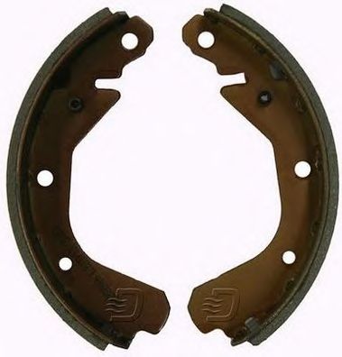DENCKERMANN b120033 -  Комплект тормозных колодок