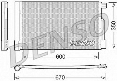 DENSO dcn01004 -  Конденсатор, кондиционер