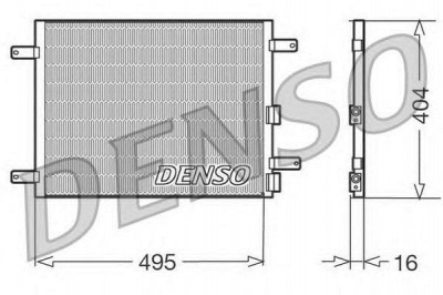DENSO dcn01023 -  Конденсатор, кондиционер