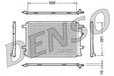 DENSO dcn02004 -  Конденсатор, кондиционер