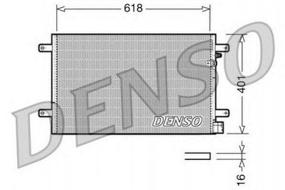 DENSO dcn02006 -  Конденсатор, кондиционер