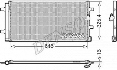 DENSO dcn02041 -  Конденсатор, кондиционер