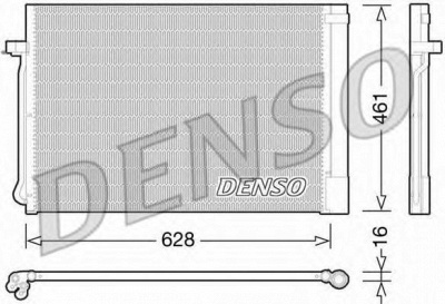 DENSO dcn05013 -  Конденсатор, кондиционер