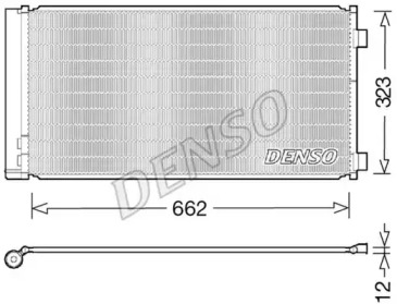 DENSO dcn05103 -  Конденсатор, кондиционер