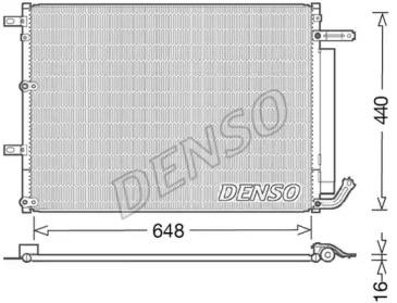 DENSO dcn06018 -  Конденсатор, кондиционер