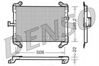 DENSO dcn09050 -  Конденсатор, кондиционер