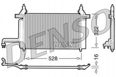 DENSO dcn09130 -  Конденсатор, кондиционер