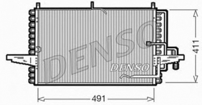 DENSO dcn10002 -  Конденсатор, кондиционер