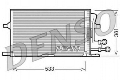 DENSO dcn10003 -  Конденсатор, кондиционер