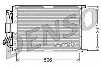 DENSO dcn10005 -  Конденсатор, кондиционер