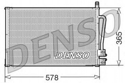 DENSO dcn10008 -  Конденсатор, кондиционер