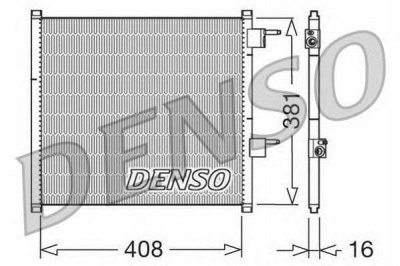 DENSO dcn10019 -  Конденсатор, кондиционер