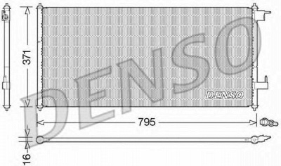 DENSO dcn10030 -  Конденсатор, кондиционер