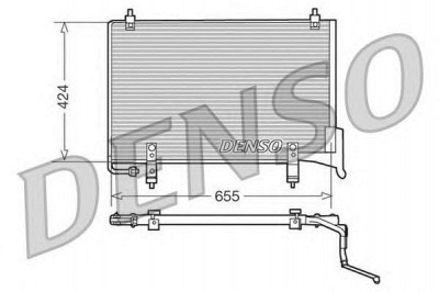 DENSO dcn11004 -  Конденсатор, кондиционер