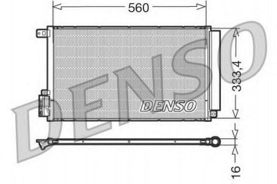 DENSO dcn13109 -  Конденсатор, кондиционер