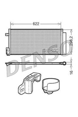 DENSO dcn13110 -  Конденсатор, кондиционер