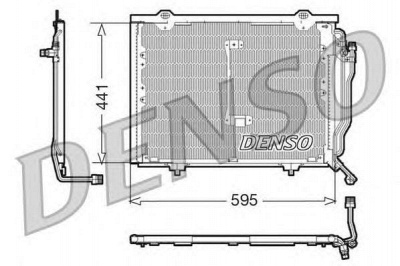 DENSO dcn17012 -  Конденсатор, кондиционер