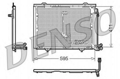 DENSO dcn17013 -  Конденсатор, кондиционер