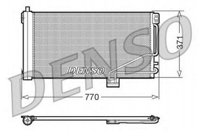 DENSO dcn17014 -  Конденсатор, кондиционер