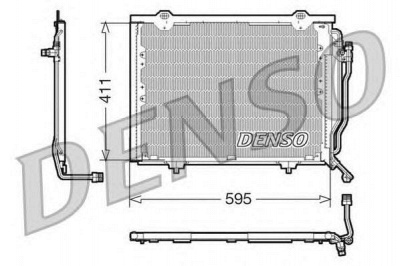 DENSO dcn17016 -  Конденсатор, кондиционер
