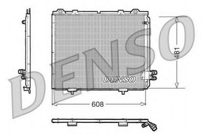 DENSO dcn17017 -  Конденсатор, кондиционер